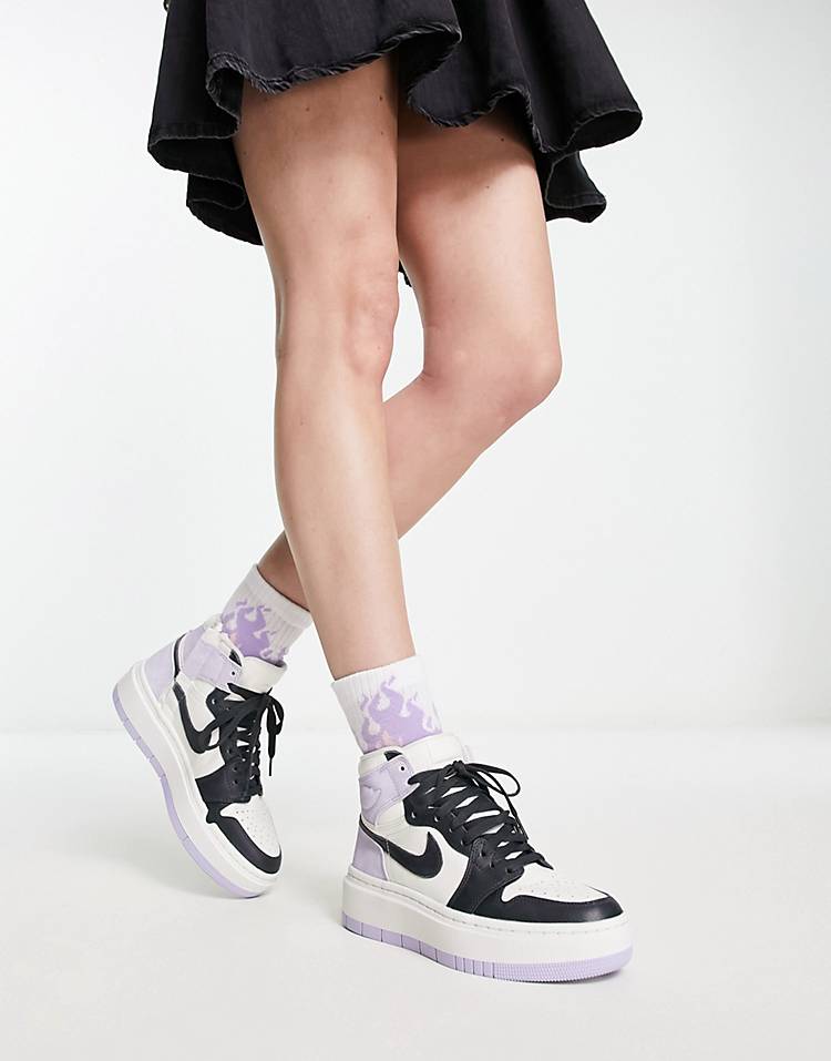 Nike Air Jordan 1 Elevate High sneakers in purple & gray